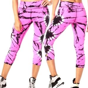 Tie Dye For Zumba Capri Leggings